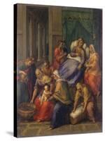 Birth of the Virgin Mary (Nascita Di Maria Vergine)-Sebastiano Filippi (Bastianino)-Stretched Canvas