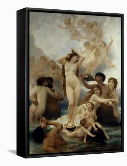 Birth of Venus, 1879-William Adolphe Bouguereau-Framed Stretched Canvas
