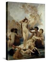 Birth of Venus, 1879-William Adolphe Bouguereau-Stretched Canvas