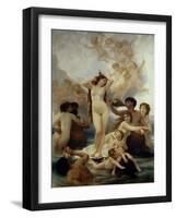 Birth of Venus, 1879-William Adolphe Bouguereau-Framed Giclee Print