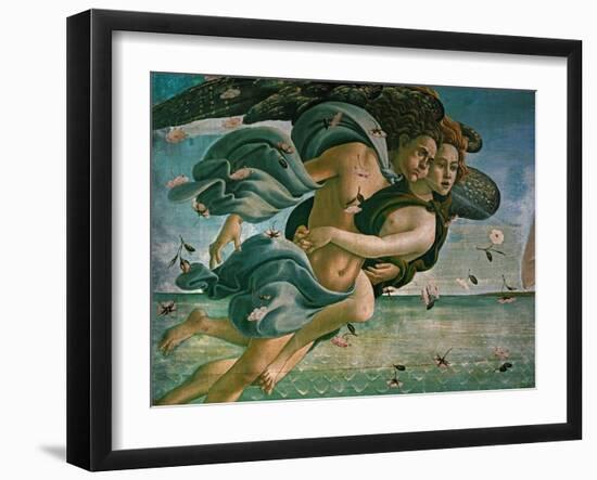 Birth of Venus, Detail: Mythological Couple-Sandro Botticelli-Framed Giclee Print