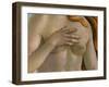 Birth of Venus, Detail of Breasts and Hands-Sandro Botticelli-Framed Giclee Print