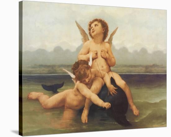 Birth of Venus (detail)-William Adolphe Bouguereau-Stretched Canvas