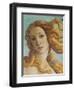 Birth of Venus, Head of Venus-Sandro Botticelli-Framed Art Print
