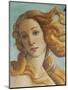 Birth of Venus, Head of Venus-Sandro Botticelli-Mounted Art Print
