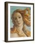 Birth of Venus, Head of Venus-Sandro Botticelli-Framed Art Print