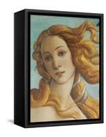 Birth of Venus, Head of Venus-Sandro Botticelli-Framed Stretched Canvas