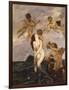 Birth of Venus (Venus Emerges from Waves)-Ettore Tito-Framed Art Print