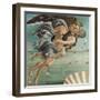 Birth of Venus, Zephyrus and Aura-Sandro Botticelli-Framed Art Print