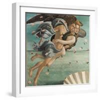 Birth of Venus, Zephyrus and Aura-Sandro Botticelli-Framed Art Print