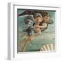 Birth of Venus, Zephyrus and Aura-Sandro Botticelli-Framed Art Print