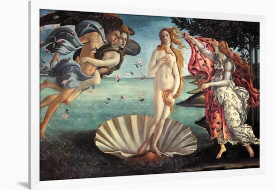 Birth of Venus-Sandro Botticelli-Framed Art Print