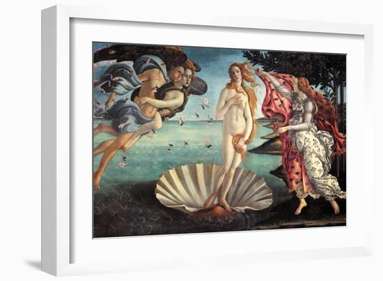 Birth of Venus-Sandro Botticelli-Framed Art Print
