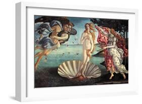 Birth of Venus-Sandro Botticelli-Framed Art Print