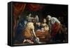 Birth of Virgin-Simon Vouet-Framed Stretched Canvas