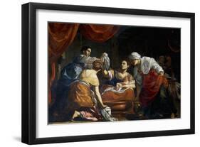 Birth of Virgin-Simon Vouet-Framed Giclee Print