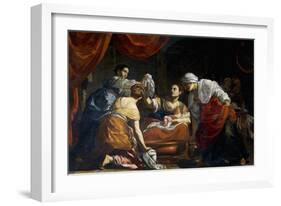 Birth of Virgin-Simon Vouet-Framed Giclee Print