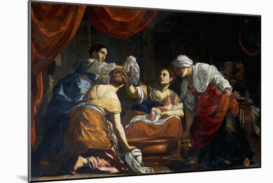 Birth of Virgin-Simon Vouet-Mounted Giclee Print