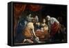 Birth of Virgin-Simon Vouet-Framed Stretched Canvas