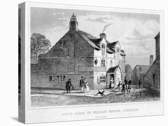 Birth-Place of William Roscoe, Liverpool, Lancashire, 19th Century-null-Stretched Canvas