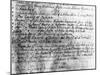 Birth Register 1760S-null-Mounted Photographic Print