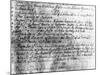 Birth Register 1760S-null-Mounted Photographic Print