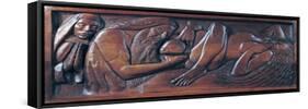 Birth, Wooden Bed Panel, 1894-96-Georges Lacombe-Framed Stretched Canvas