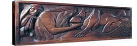 Birth, Wooden Bed Panel, 1894-96-Georges Lacombe-Stretched Canvas