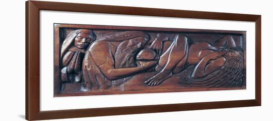 Birth, Wooden Bed Panel, 1894-96-Georges Lacombe-Framed Giclee Print