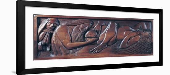 Birth, Wooden Bed Panel, 1894-96-Georges Lacombe-Framed Giclee Print