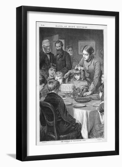 Birthday Cake Cut-Robert Barnes-Framed Art Print