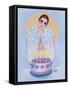 Birthday Cake - Enhanced-Judy Mastrangelo-Framed Stretched Canvas