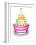 Birthday Cake-Benchart-Framed Art Print
