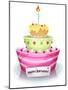 Birthday Cake-Benchart-Mounted Art Print