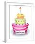 Birthday Cake-Benchart-Framed Art Print