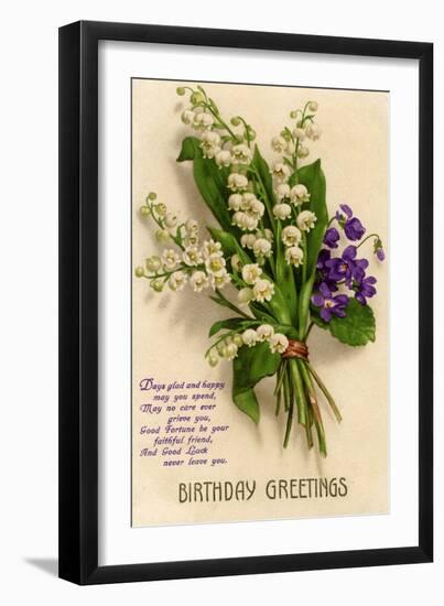 Birthday Card, 1928-null-Framed Giclee Print