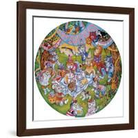 Birthday Cats-Bill Bell-Framed Giclee Print