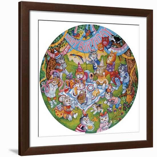 Birthday Cats-Bill Bell-Framed Giclee Print