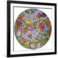 Birthday Cats-Bill Bell-Framed Giclee Print