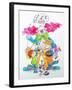 Birthday Clown-Maylee Christie-Framed Giclee Print