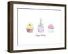 Birthday Cupcakes-Jennifer Zsolt-Framed Giclee Print