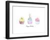Birthday Cupcakes-Jennifer Zsolt-Framed Giclee Print