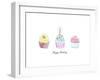 Birthday Cupcakes-Jennifer Zsolt-Framed Giclee Print