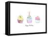 Birthday Cupcakes-Jennifer Zsolt-Framed Stretched Canvas
