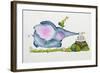 Birthday Elephant, 1998-Maylee Christie-Framed Giclee Print