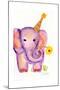 Birthday Elephant-Wyanne-Mounted Giclee Print