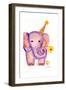 Birthday Elephant-Wyanne-Framed Giclee Print