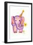 Birthday Elephant-Wyanne-Framed Giclee Print