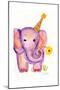 Birthday Elephant-Wyanne-Mounted Giclee Print