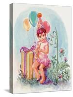 Birthday Elf-Judy Mastrangelo-Stretched Canvas